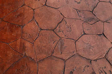 Rock texture floor for background.