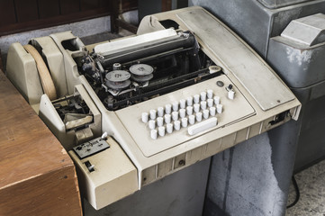 antique  typewriter