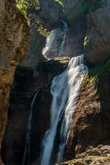 Fototapeta na wymiar Cascada del Estrecho waterfall