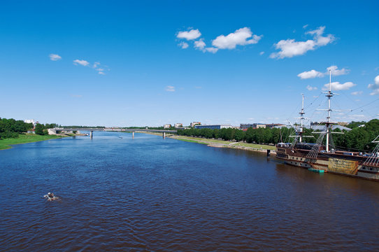  View at river Volkhov in Veliky Novgorod