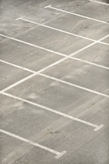 Empty parking lot