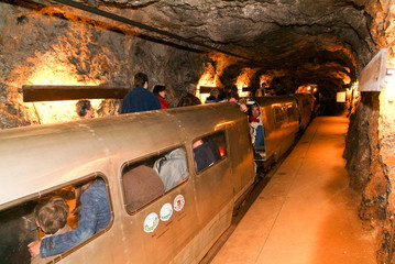 The salt mine of Bex on Switzerland
