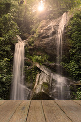 Beautiful waterfall in Thailand. © patcharaporn1984