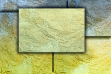 Old crumpled paper background