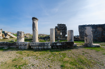Ancient city of Hierapolis, Pamukkale, Turkey