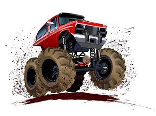 Cartoon Monster Truck © Mechanik