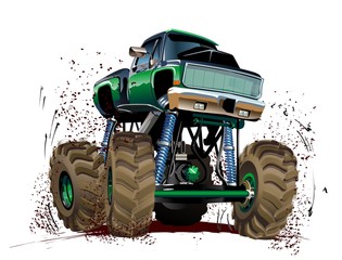 Cartoon Monster Truck © Mechanik