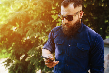 bearded speaks by phone