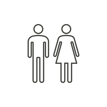 Man and Woman restroom  icon
