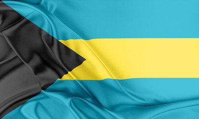 Bahamas Flag. 