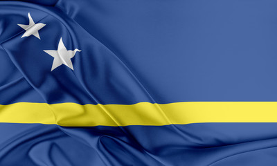 Curacao Flag. 