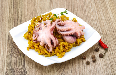 Seafood risotto