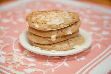 Whole Grain Coconut Pancakes