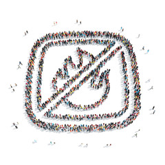  group  people shape  fire ban