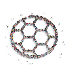 people  shape  soccer ball  sport