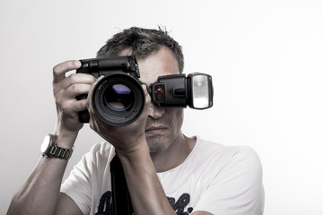 Obraz premium Fotograf