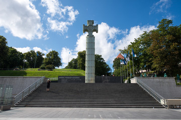 The War of Independence Victory Column in Tallinn, Estonia. It was opened on 23 June 2009 as a...