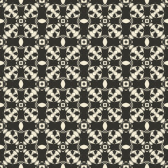 Geometric ornament seamless pattern.  Textile design template seamless background.