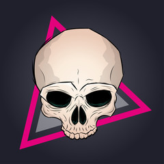 skull vintage symbol sign