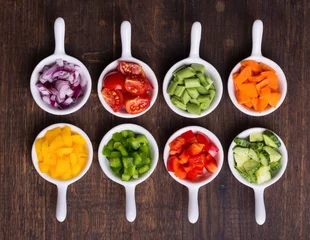 Crédence de cuisine en verre imprimé Légumes vegetables