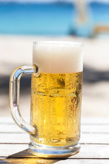 Beer in glass