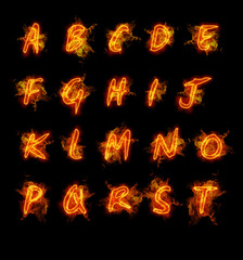 Fire font collection