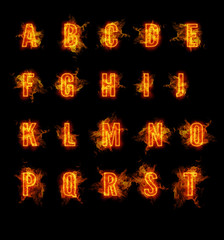 Fire font collection