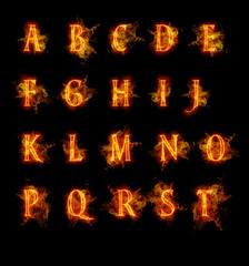 Fire font collection