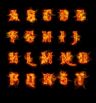 Fire font collection