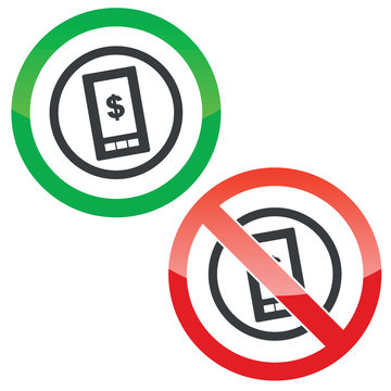 recommend clip art: Dollar on screen permission signs