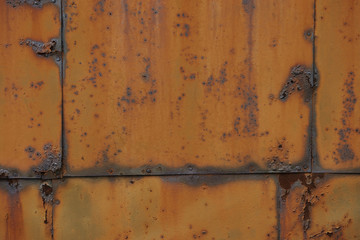 rusted iron plate