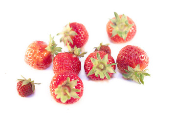 Strawberries isolated