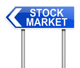 Stock market concept.