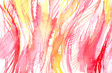 horizontal abstract watercolor background/spray /lines /spots