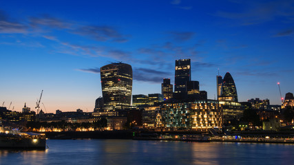 Fototapeta na wymiar London night cityscape