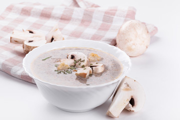 Mushrooms cream soup