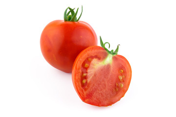 tomato on white
