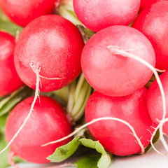Pile of garden radish