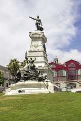 Fototapeta premium PORTO, PORTUGAL - JULY 04, 2015: Ferreira Borges market.