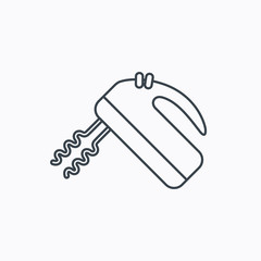 Blender icon. Mixer sign.