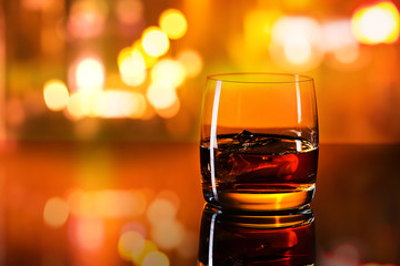 whiskey with ice