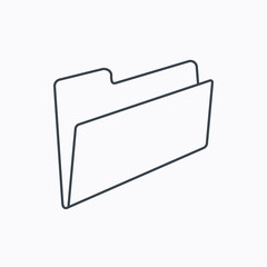 Folder icon. Accounting audit sign.