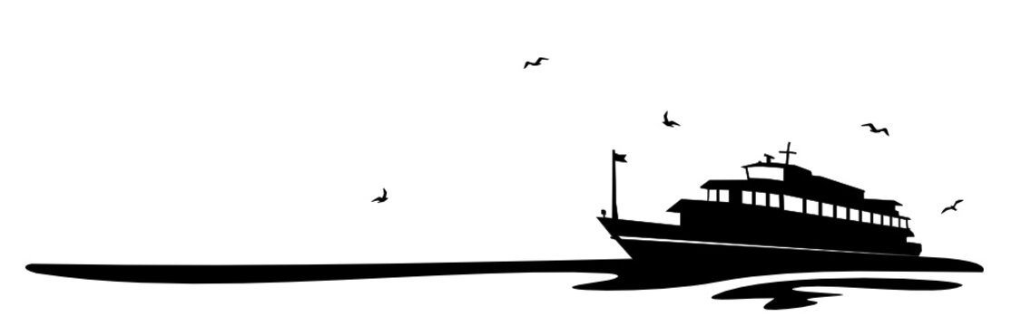 Schiff Silhouette