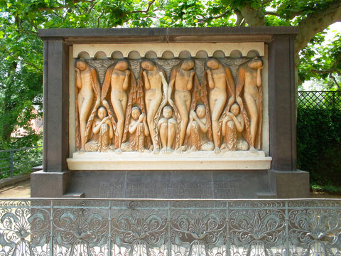 mathildenh&ouml;he Darmstadt, Center of art nouveau, Germany, europe, friese