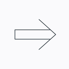 Next arrow icon. Forward sign.