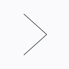 Right arrow icon. Forward sign.