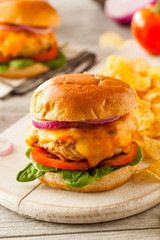 Homemade Healthy Chicken Burger