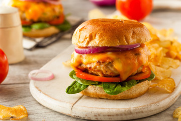 Homemade Healthy Chicken Burger