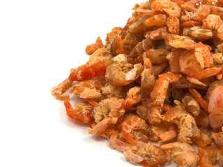 dried salted prawn,dried shrimp isolated on a white background,Sun Dried Salted Prawn,closeup dried salted prawn on white background,sea food,ingredient,Heap of dried shrimps,Dried Prawn,Dry shrimp