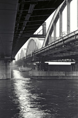 Neubau Floridsdorfer Brücke Nr.1, Wien, 1978
